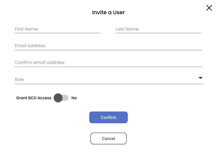 Invite User Modal
